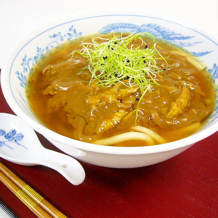 心も体も温まる皆大好きカレーうどん！